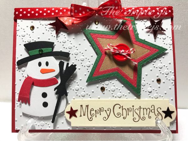 Merry Christmas, Snowman, Star