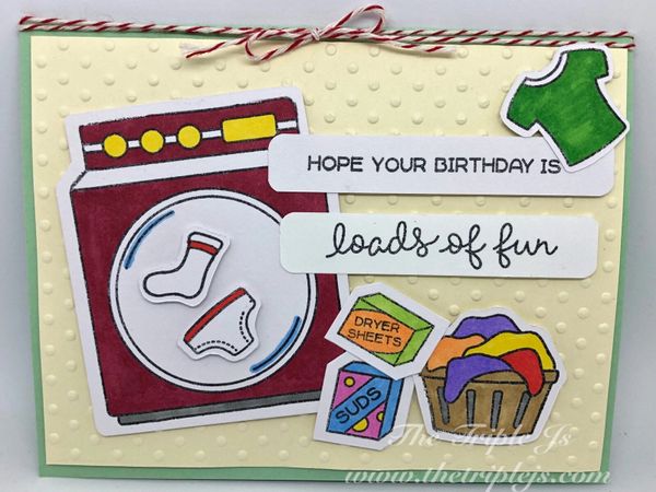 Hope Your Birthday is loads of fun, Laundry Machine