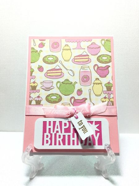 Happy Birthday to you Card, Pink