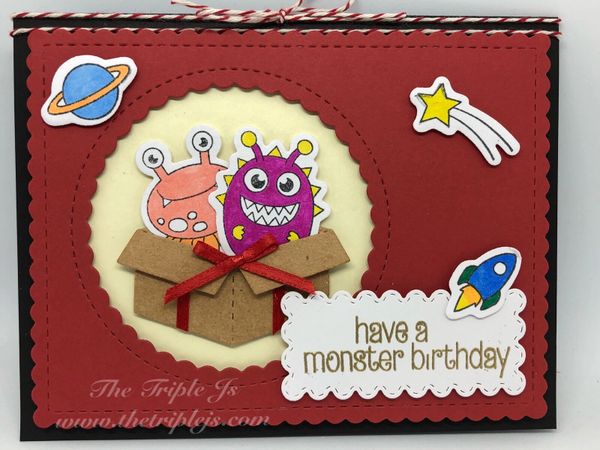 Have a Monster Birthday, Funny Card