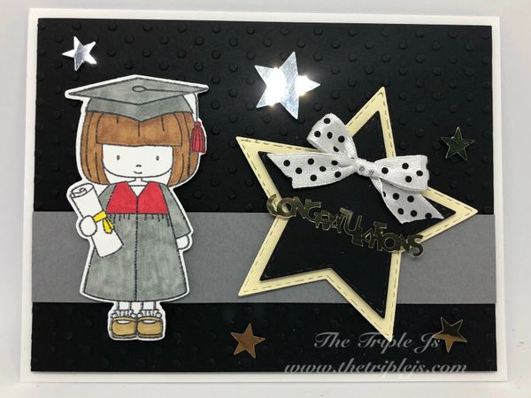 Congratulation, Grad, Cute Girl or Boy, Stars