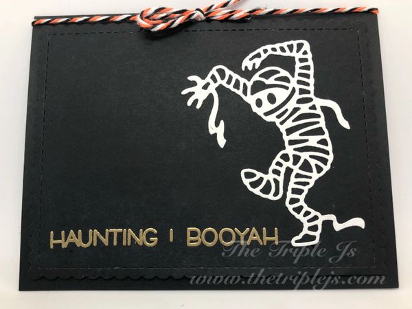 Haunting! Booyah, Mummy, Blank Card