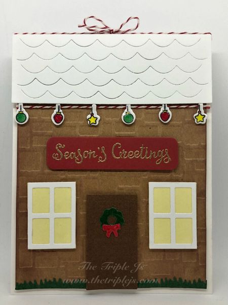 House, Season's Greetings, Blank Card Inside