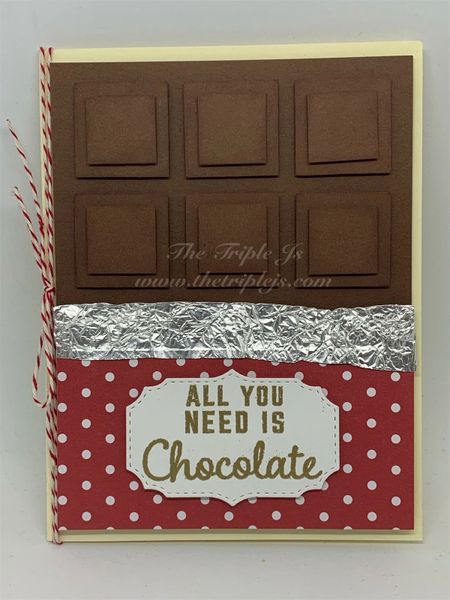 All YOU NEED IS Chocolate, Cute Card