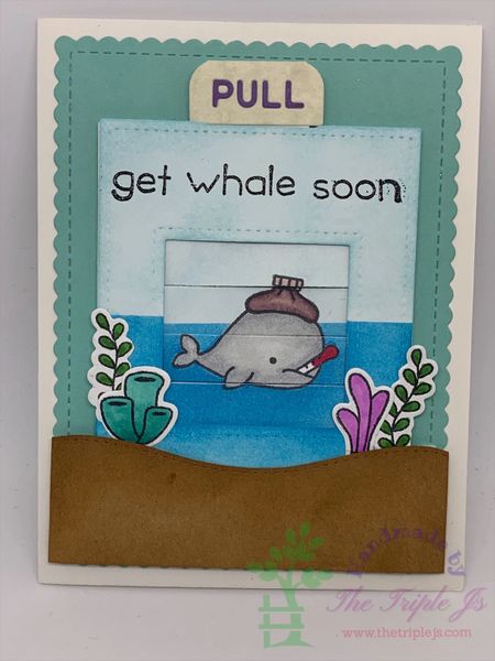Get Whale Soon, Magic Picture Change, Interactive card, Cute