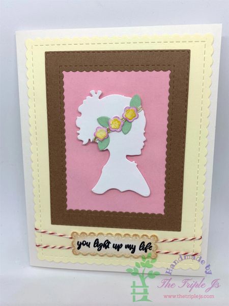 You Light Up My Life, Girl, Picture Frame, Cute Card