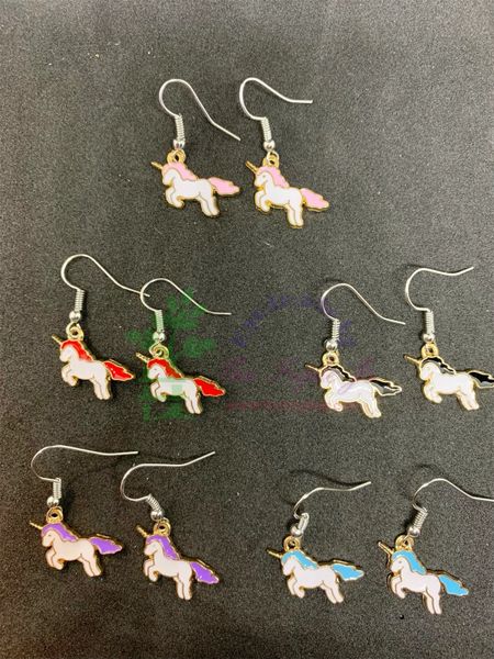 1 Pair Unicorn Earring