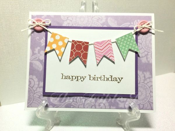 Happy Birthday, Banner, Purple
