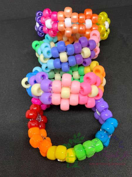 Festive Flower Kandi Bracelets – Tori's Divine Art