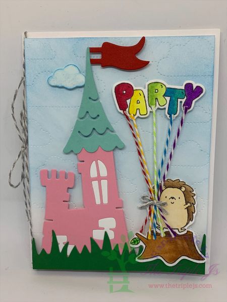 Party!! Hedgehog, Party Balloons, Castle
