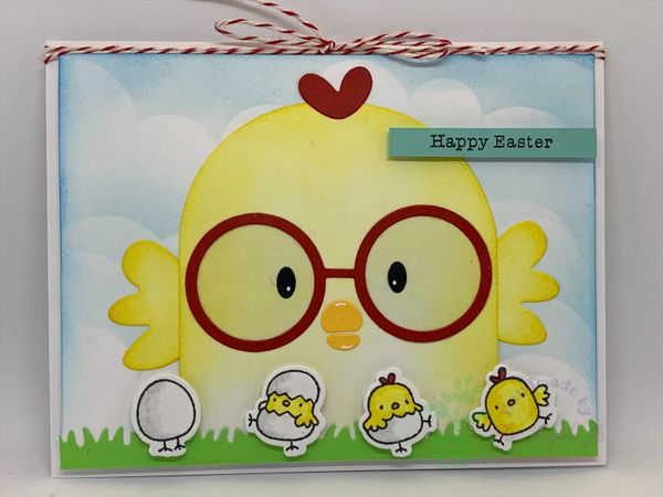 Happy Easter, Little Chicks, Egg hatching, Cute Card