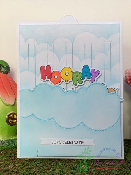 Let's Celebrate, Hooray, Little Fairly, Interactive Card
