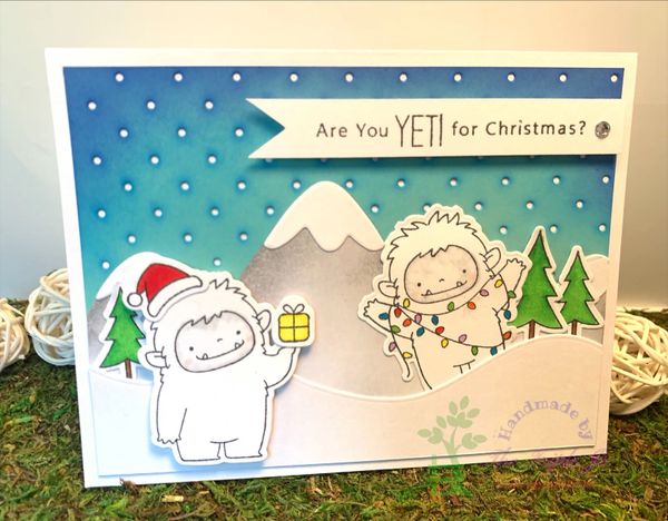 Christmas Yeti Greeting Card