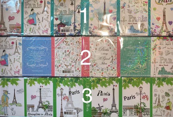 Sticky Notes, Kawaii, Office Supplies, Bookmark, Paris Series Notepad, Memo Pad