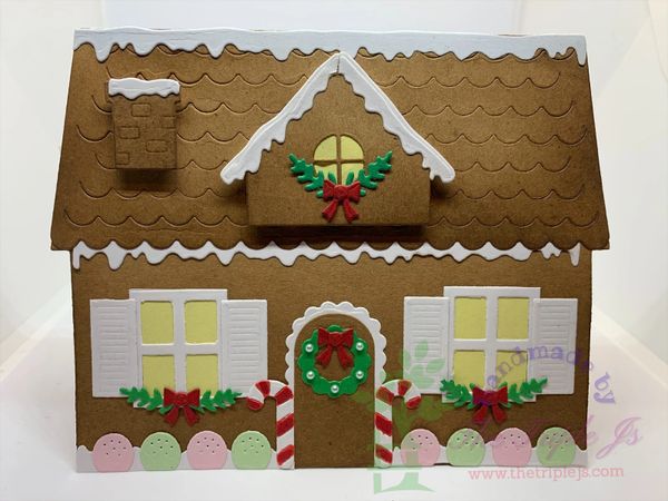 Gingerbread House Card, Christmas Card