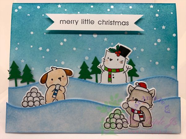 Merry Little Christmas, Cat Dog, Snowball