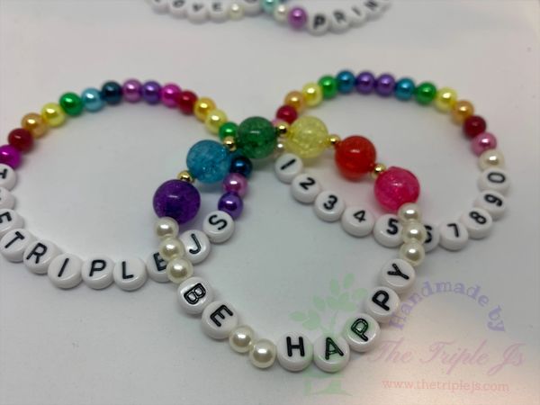 Rainbow Pearl Friendship Bracelet