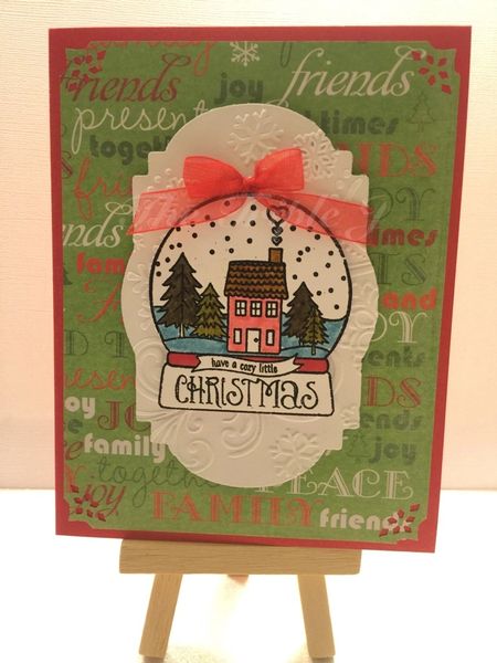 Snow globe, Christmas Card