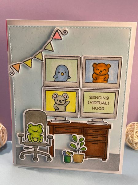 Sending (Virtual Hug), Bird, Bear, Mouse, Frog, Computer