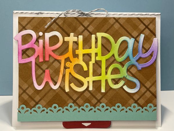 Birthday Wishes, Gift Card Holder,