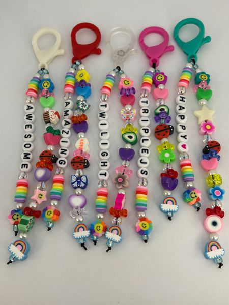 Custom Bead Keychains