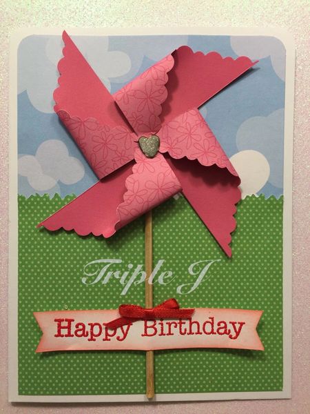 Pinwheel, Birthday Card