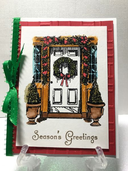 Season's Greetings, Door, Christmas, Holiday