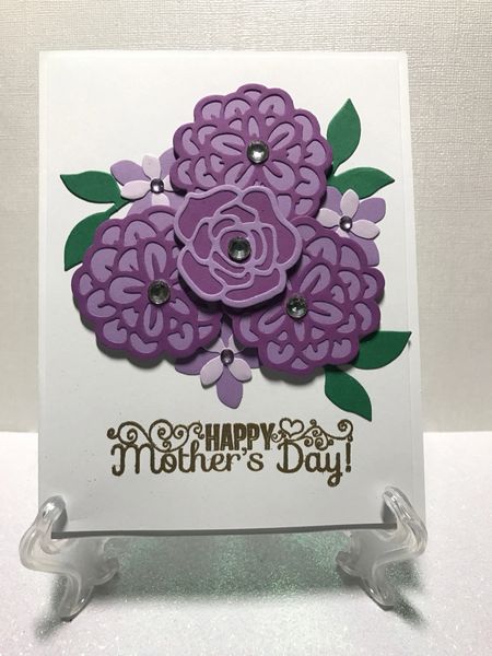 Happy Mother's Day, Purple, Flower