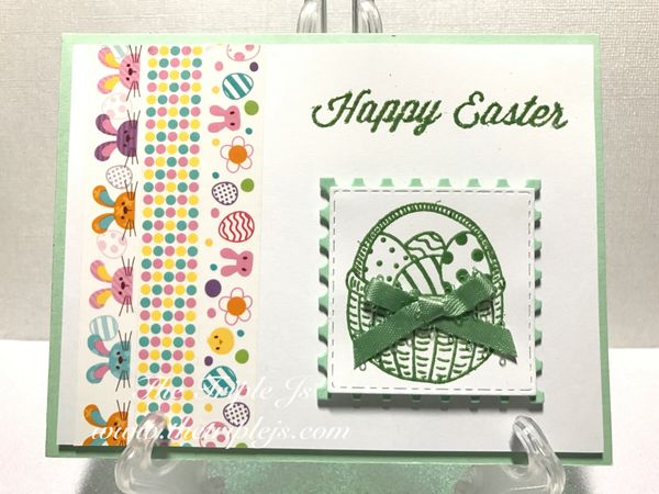Happy Easter, Washi Tape, Embossed