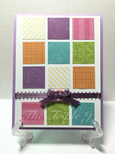 Simple, Blank Card, Purple