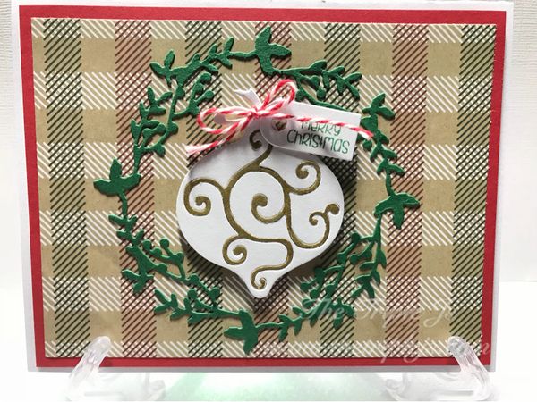 Merry Christmas, Ornament, Blank Card