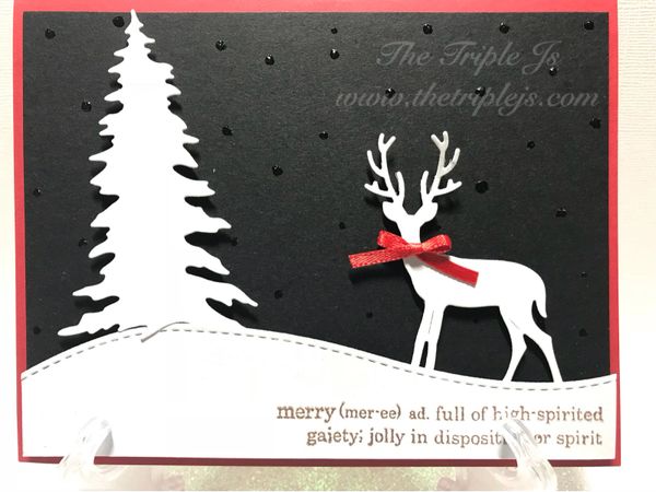 White Christmas, Deer, Merry