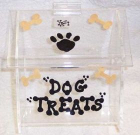 Personalized House shaped Dog Snack Box