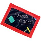 PERSONALIZED CHALKBOARD PLACEMAT- RED (with chalk)