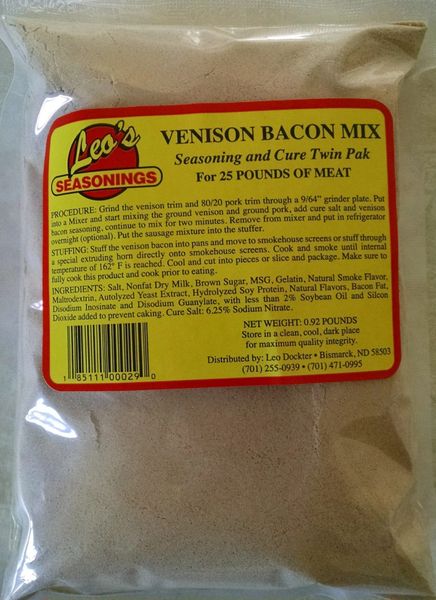 Leo's Seasonings Venison Bacon Mix - Runnings