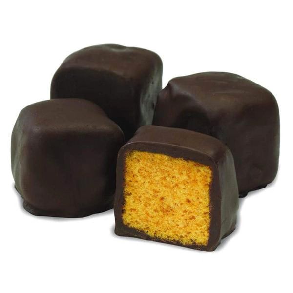 dark chocolate sponge candy