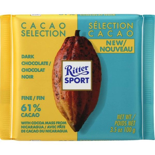 Ritter Sport Dark Chocolate Fine 61% Cacao