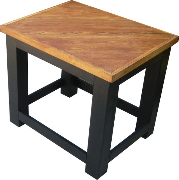 Oak Top End Table