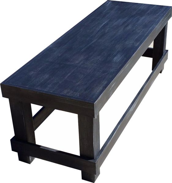 Bench Seat - 15 color choices - Optional Faux Distressing