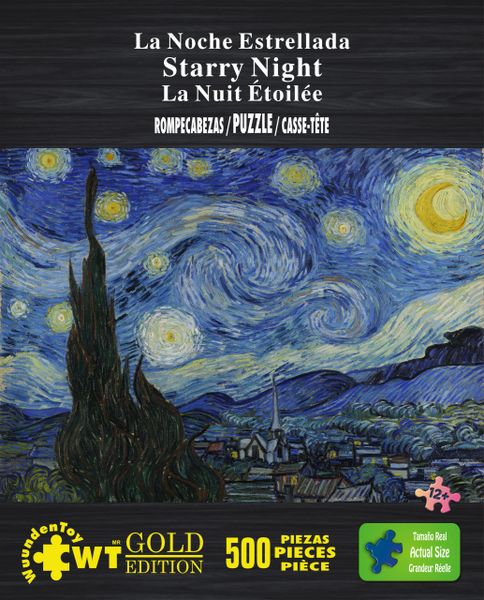 WUUNDENTOY Gold Edition Rompecabezas "La Noche Van Gogh 500
