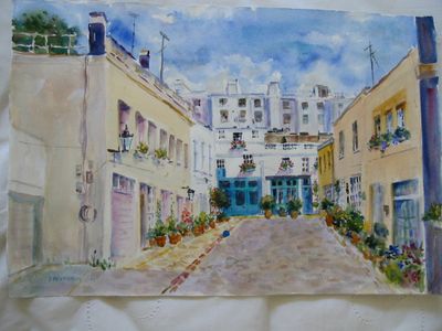 mews watercolor