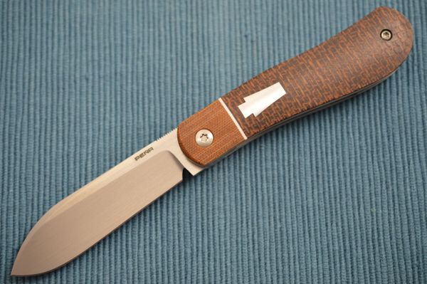 Enrique Peña Custom Dog Leg Liner-Lock Front Flipper Folding Knife (SOLD)