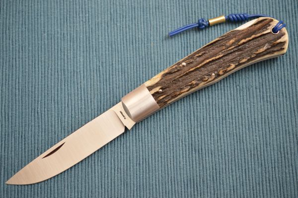 Tom Ploppert Remington 1306 Stag Lock-Back Folding Knife (SOLD)