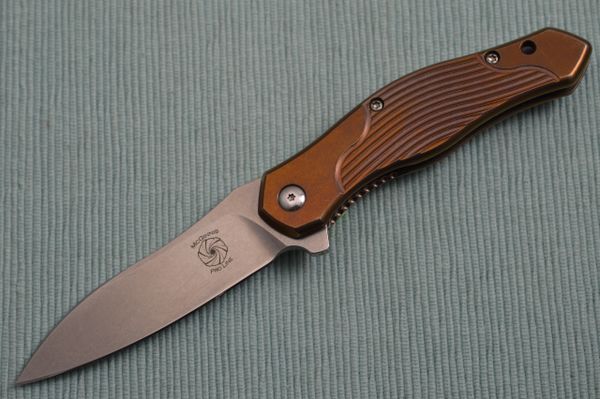 Gerry McGinnis Pro Line Mini Exo Full Titanium Frame-Lock Flipper Folding Knife (SOLD)