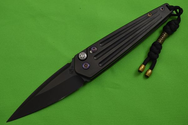 Medford Knife and Tool Blacked Out NOSFERATU Auto Folder