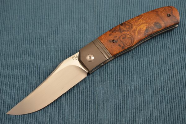 Maxime Belzunce "STAN" Liner-Lock Front Flipper Knife (SOLD)