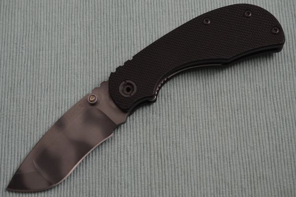 Mick Strider Custom RC Liner-Lock Folding Knife, Nightmare Grind (SOLD)