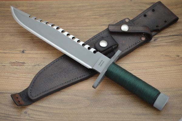 Ed Martin Hollow Handle Survival Knife + Leather Sheath (SOLD)