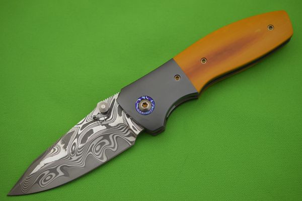 Kirby Lambert Damacore GHOST, Westinghouse Micarta Scales, Zirconium Bolster (SOLD)