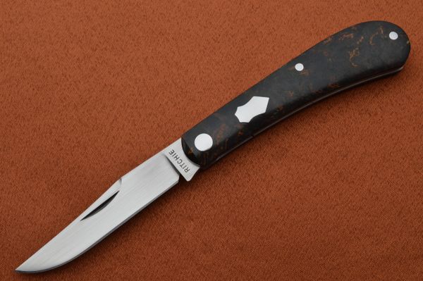 Jason Ritchie Gent's Trapper, Vintage Rag Micarta Slip-Joint Folding Knife (SOLD)